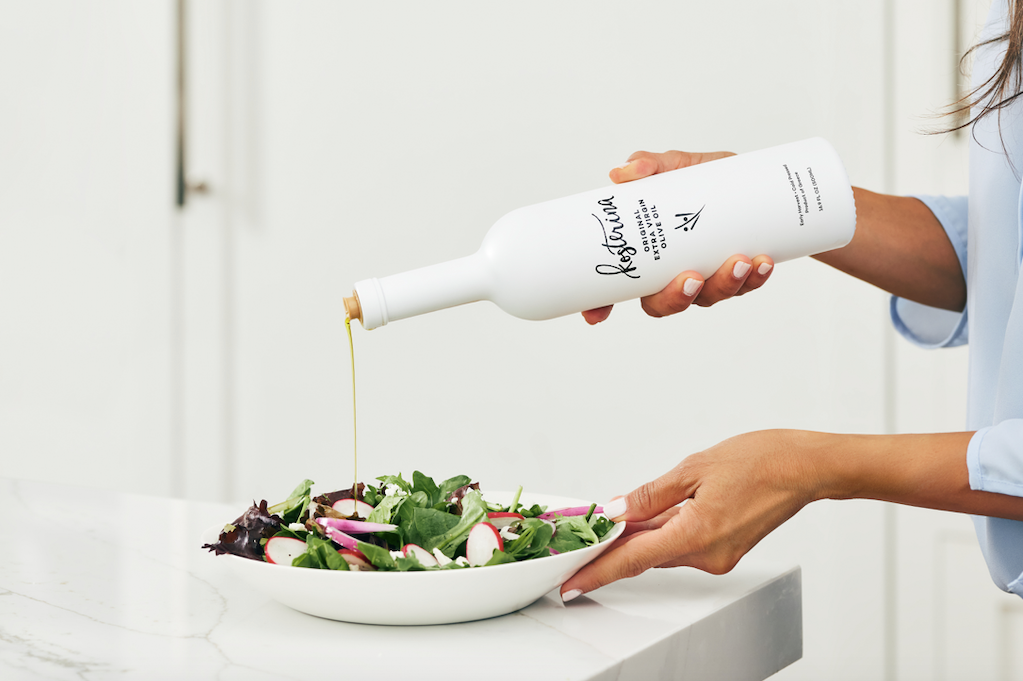 Kosterina olive oil and salad